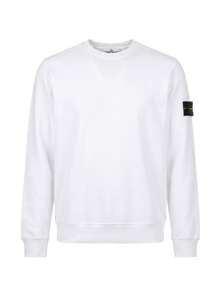 STONE ISLAND Felpa Bianca