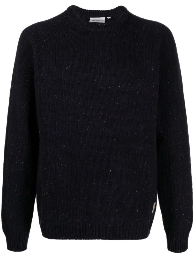 Carhartt Maglia Speckled dark navy