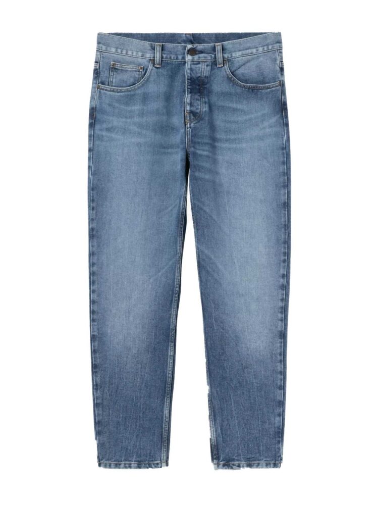 Carhartt Pantaloni Blue marble used wash