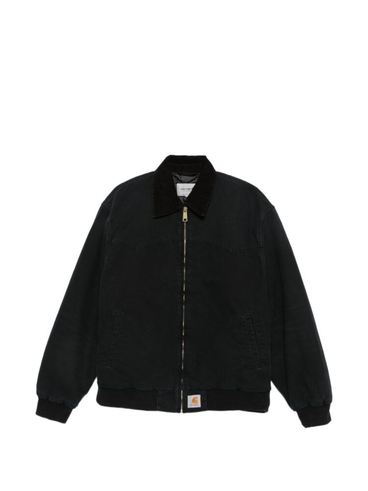Carhartt Giubbotto Black/black stone canvas