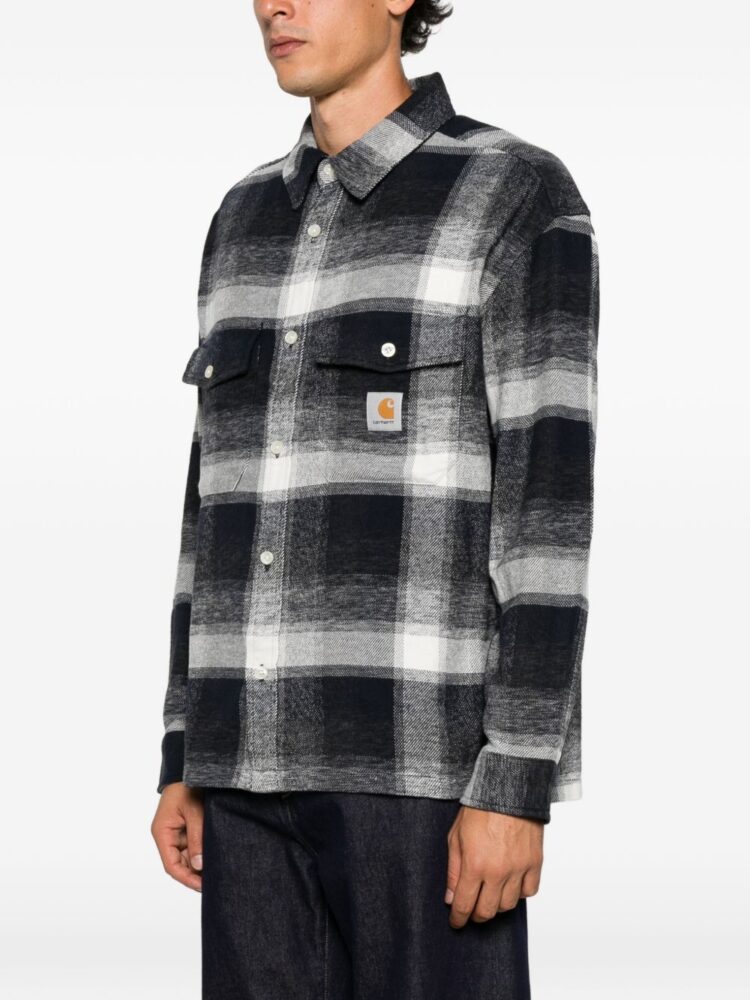 Carhartt Camicia Esterson check/dark navy