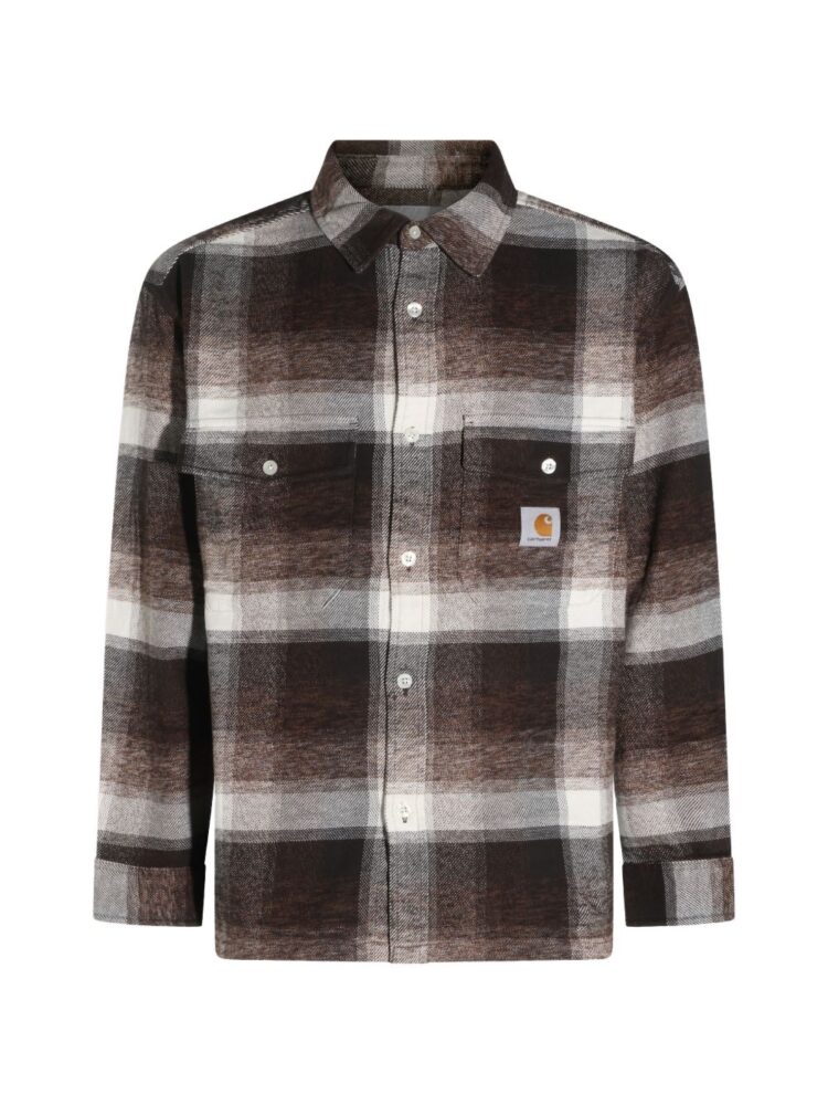 Carhartt Camicia Esterson check/tobacco