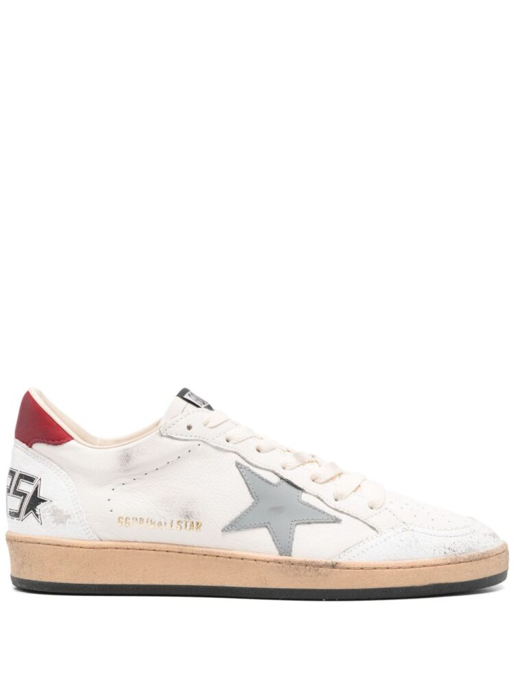 GOLDEN GOOSE Sneakers White/silver blue/red