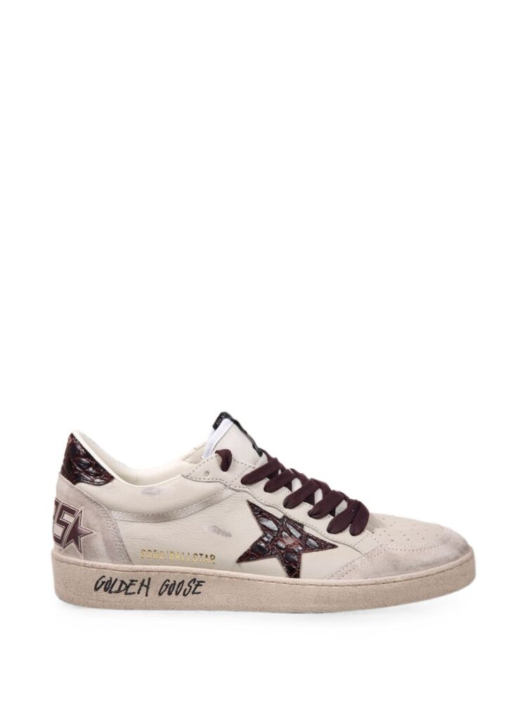 GOLDEN GOOSE Sneakers Cream/grey/beige/burgundy