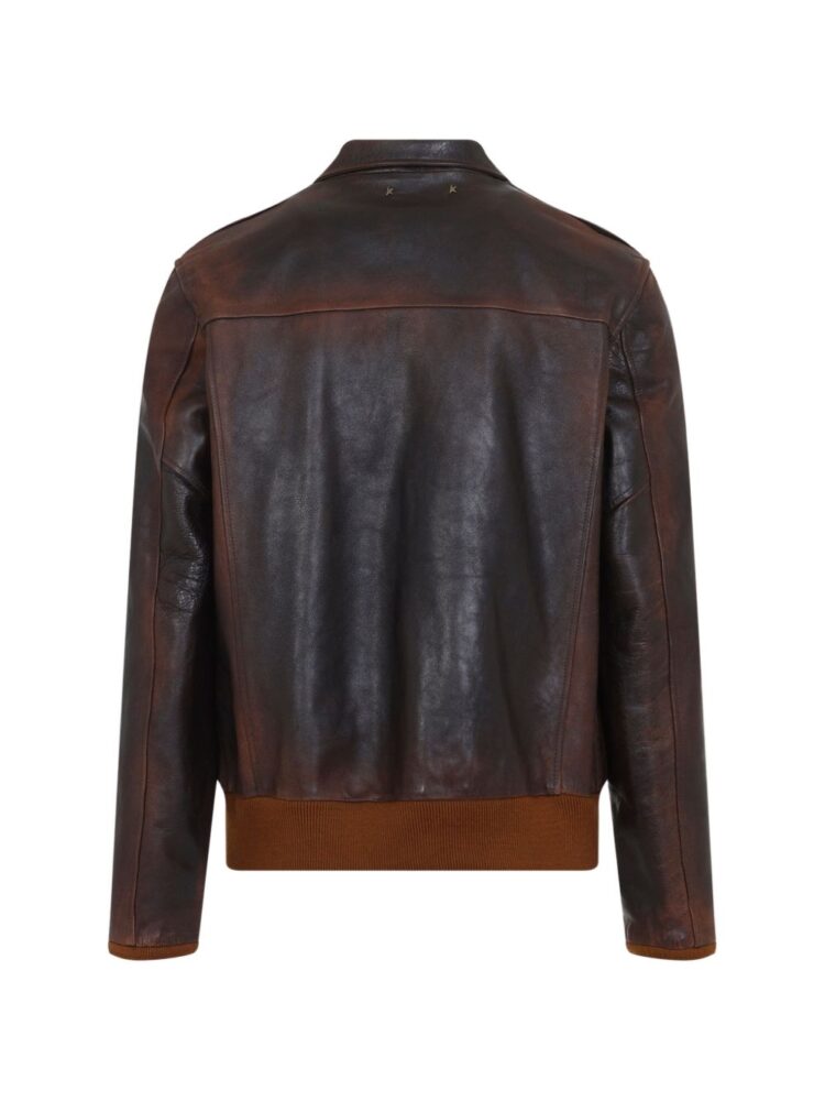 GOLDEN GOOSE Giubbotto Dark brown