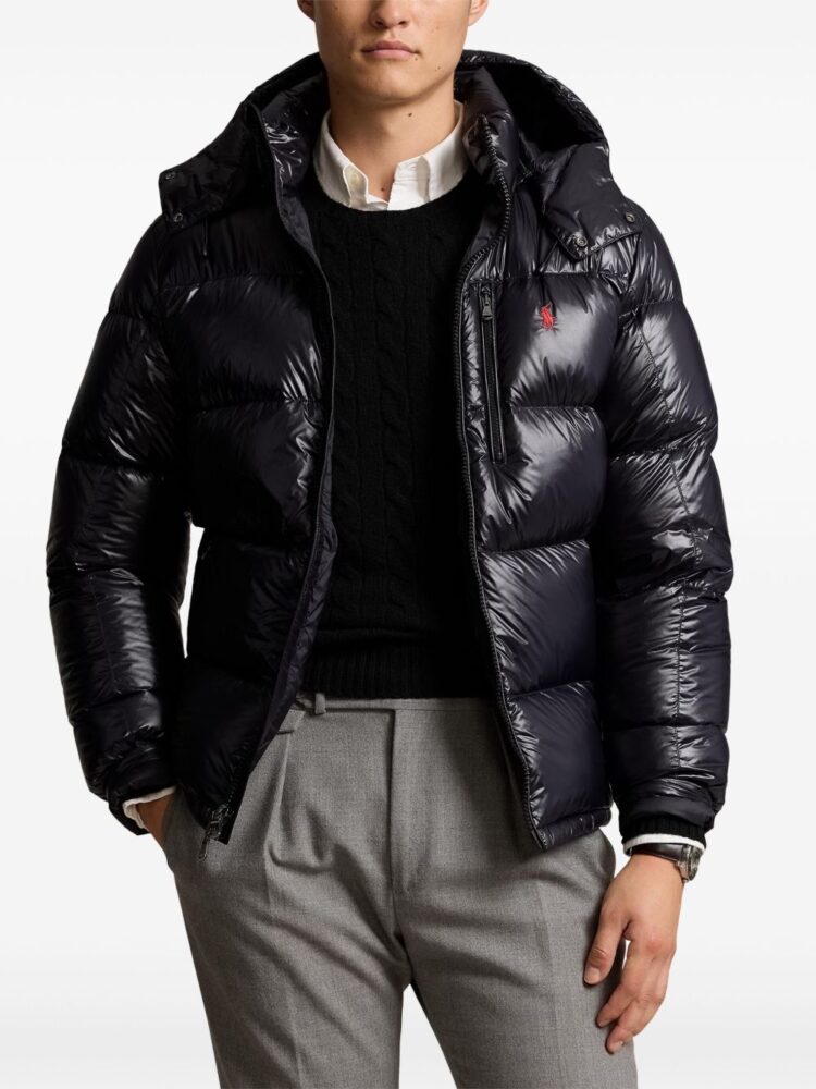 POLO RALPH LAUREN Giubbotto Polo black glossy