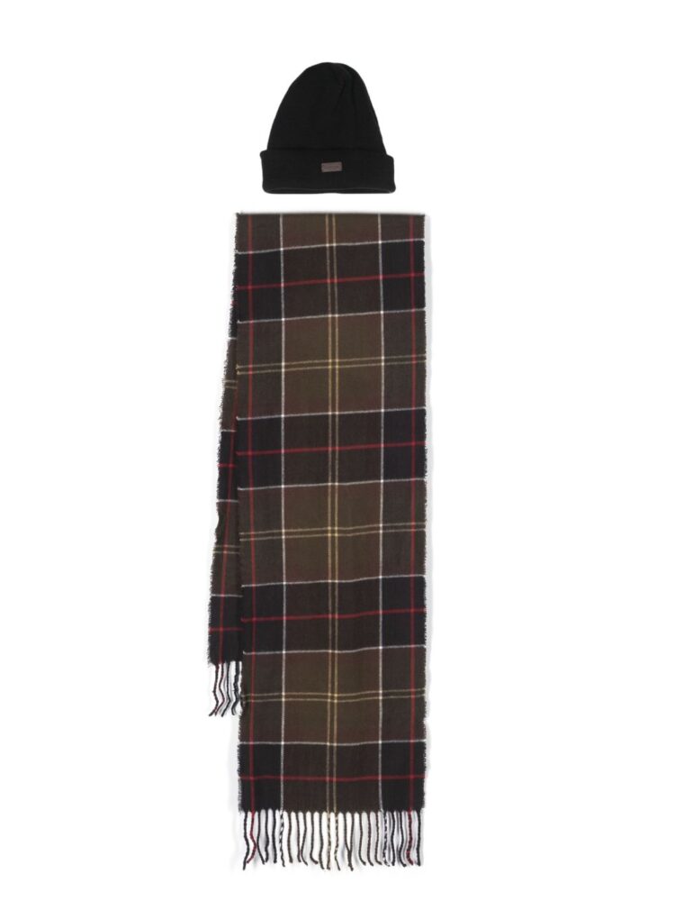 BARBOUR Set sciarpa cappello CLASSIC TARTAN