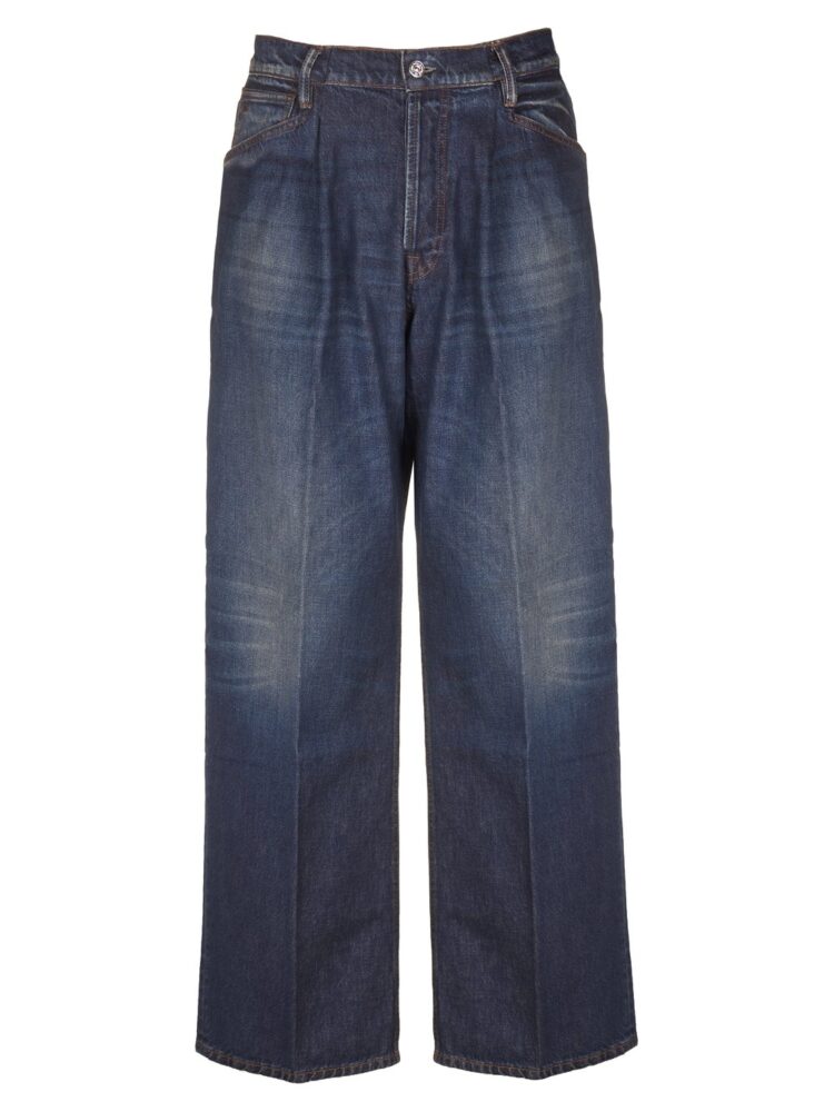 Nine:inthe:morning Pantaloni Blu denim