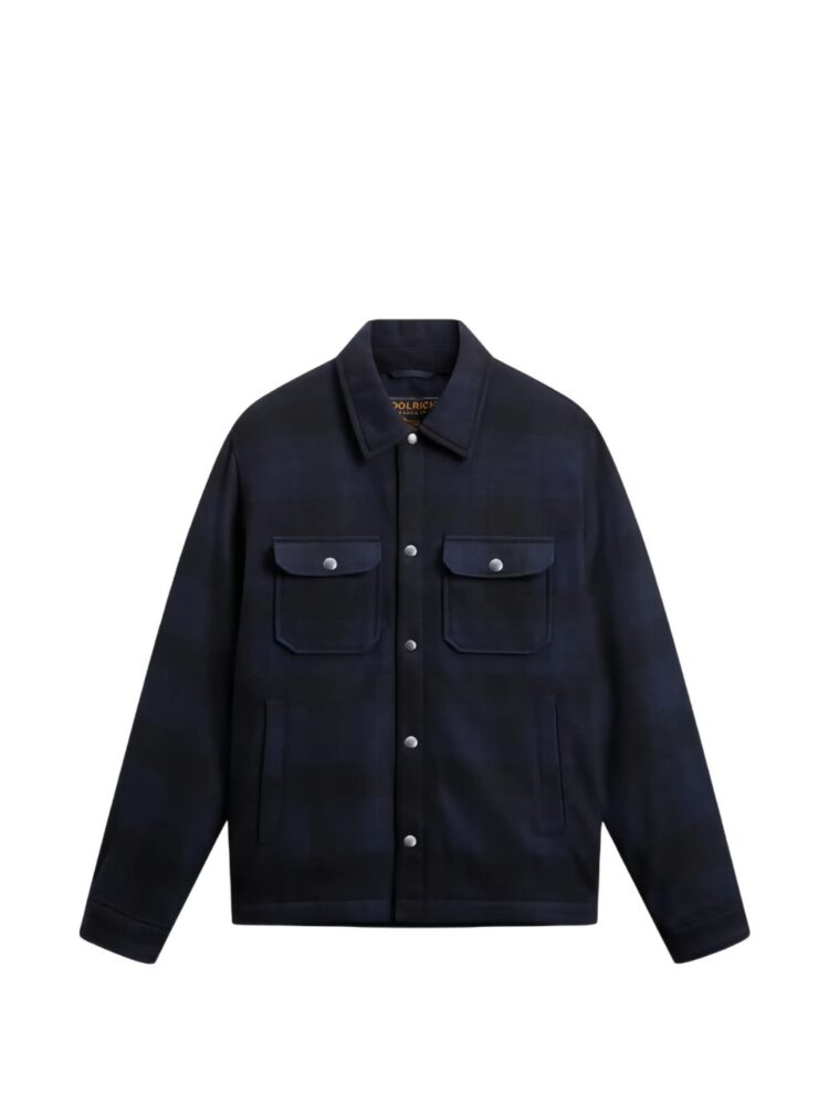 WOOLRICH Camicie Blue hunting