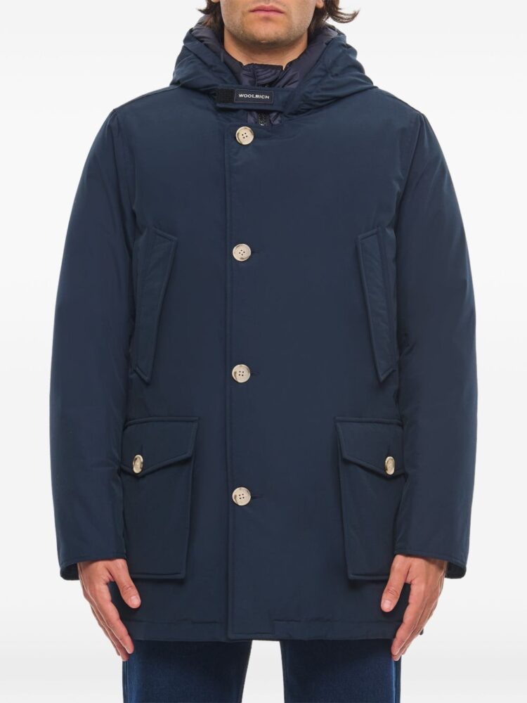 WOOLRICH Giubbotto Melton blue