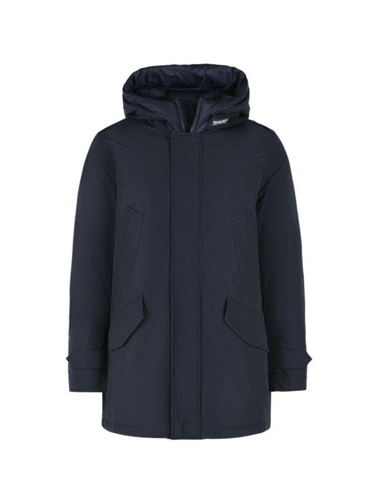 WOOLRICH Giubbotto Melton blue