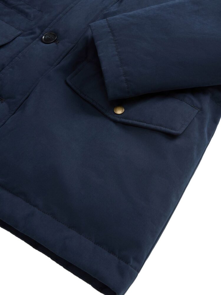 WOOLRICH Giubbotto Melton blue
