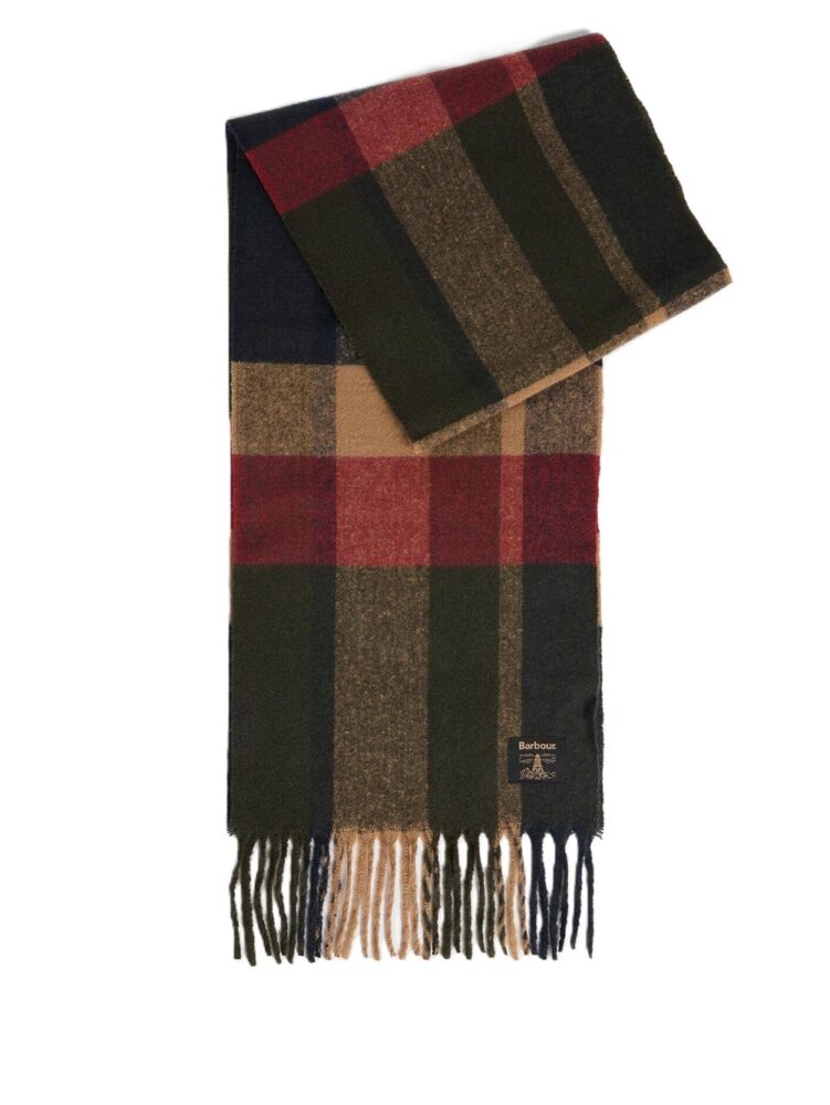 BARBOUR Sciarpe Sage/ sandstone
