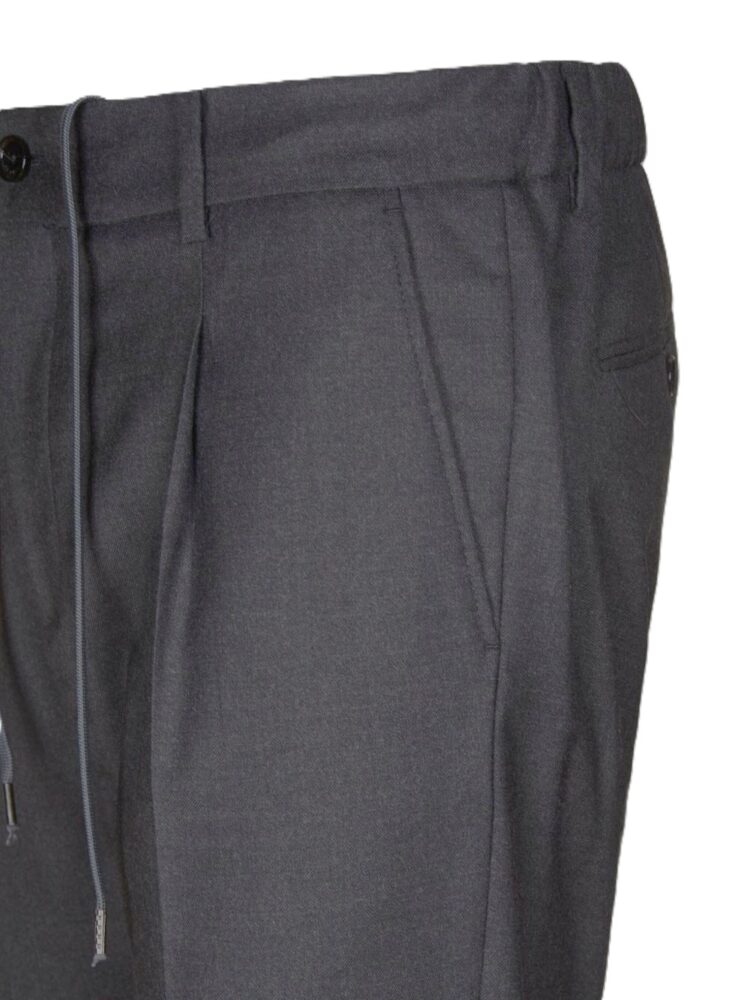 BEABLE Pantaloni Grigio medio melange